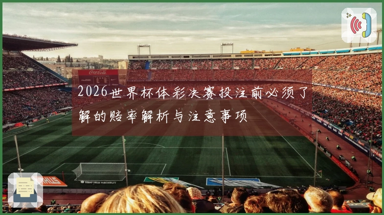 2026世界杯体彩决赛投注前必须了解的赔率解析与注意事项