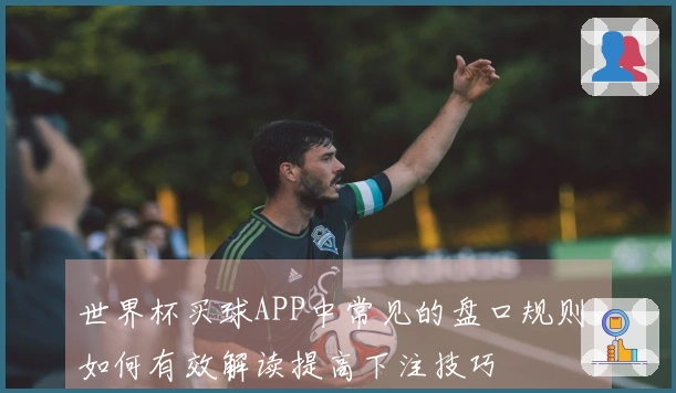 世界杯买球APP中常见的盘口规则，如何有效解读提高下注技巧